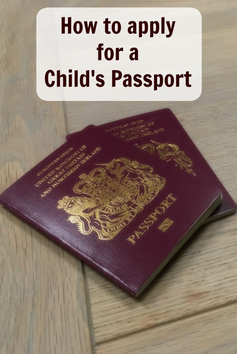 How To Apply For A Child Passport - Wander Mum