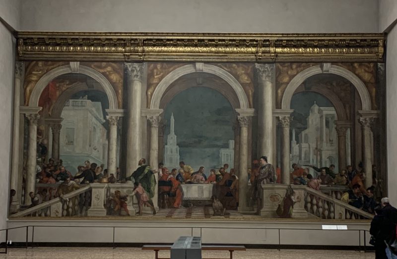 Feast in the house of Levi by Paulo Veronese, Gallery of Academia in Venice