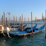 Gondolas on the Grand Canal, Venice